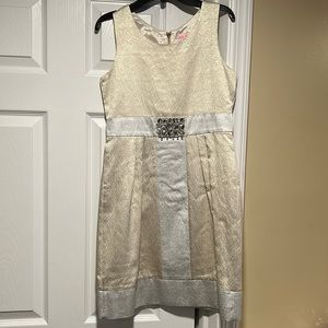 Gold and silver dress